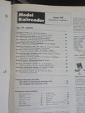 Model Railroader Magazine Complete year in MR blue binders 1976  12 issues