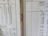 Chicago and Northwestern system public timetable 1955 October 30