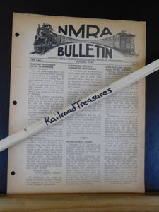 NMRA Bulletin 1947 August #8 of 13th Year Four seasons would make novel scenery