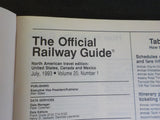 Official Railway Guide 1993 October North American Travel Edition
