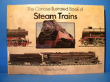 Concise Illustrated Book of Steam Trains By D Avery Dust Jacket 1989 46 Page