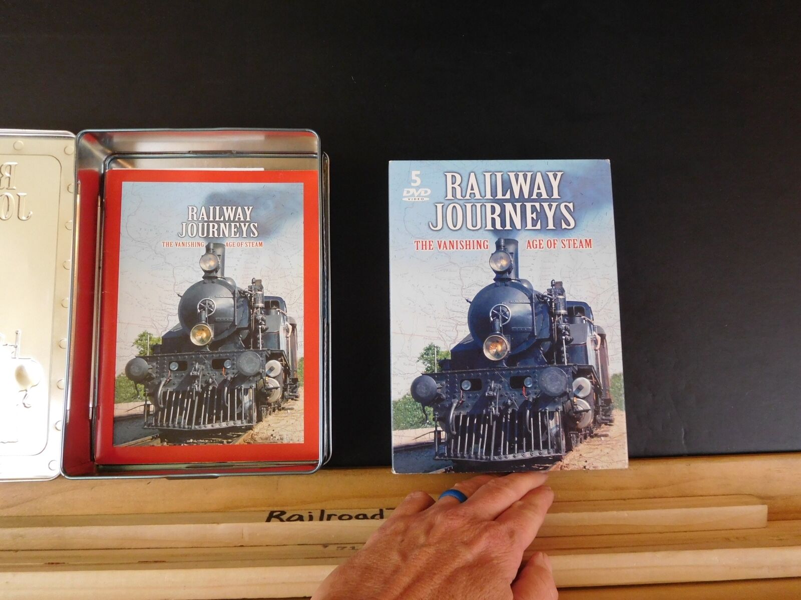 DVD Railway Journeys, the Vanishing Age of Steam 5 DVD Set