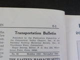 Transportation Bulletin #69 Oct 1963 - November 1964 Eastern Massachusetts Stree