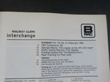Railway Clerk Interchange 1980 February PEP Conference, Poll results