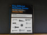 Official Railway Guide 1993 January North American Travel Canada & Mexico
