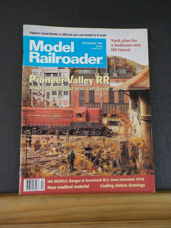 Model Railroader Magazine 1994 September Pioneer Valley RR O scale Coaling stati