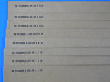 Pittsburgh & Lake Erie Railroad Business Envelopes Lot of (8)