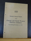 Chicago and North Western Railway Company Annual Report 1919