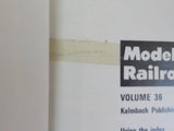 Model Railroader Magazine Bound Volume 36 1969 12 issues