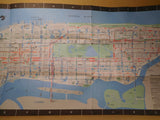 Map Manhattan Bus Map 1987 Metropolitan Transportation Authority NYC Transit Aut