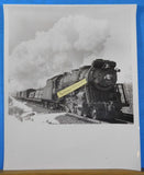 Photo Erie Locomotive #2933 With freight cars Approx 8x10