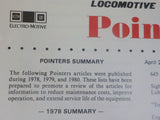 EMD Locomotive Pointers 1L-81 January 12 1981  1978-1980