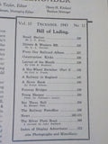Model Railroader Magazine 1943 December Build a small station Troop sleeper plan