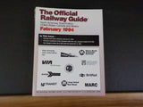 Official Railway Guide 1994 February North American Travel Canada Mexico