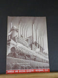 Norfolk and Western Magazine 1942 November Employee NEW weighing facility DAMAGE