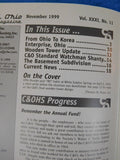 Chesapeake and Ohio Historical Magazine 1999 November  C&O HS Enterprise OH Wood
