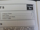 Burlington Route System Public Timetable 1965 November-1966 April