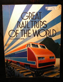 Great Rail Trips of the World by Jacobs Soft Cover 1985  128 pages
