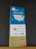Map Rock Island Lines Map of the United States 1968 June