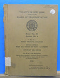 Hudson & Manhattan Railroad Route 101 Section 8 Contract Drawings New York City