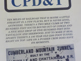 Cowan Pusher District and Tunnel by J.W. Arbuckle CPD&T     Soft Cover