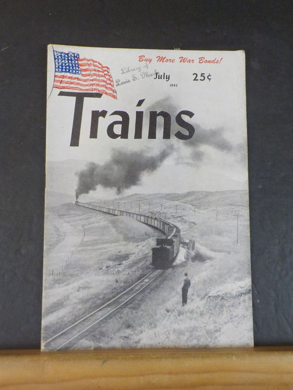 Trains Magazine 1943 July Old North Western Canadian Pool trains Clinchfiled