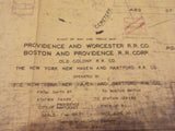 Map NYNH&H Boston &  Providence maps Lot of 4 1915 Damage