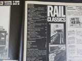 Rail Classics Magazine 1973 November Train watching Chicago Trona's Baldwins El