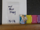 Jaycees Montana Miss Piggy  In Western Outfit On Blue Base     PIN