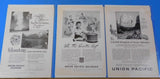 Ads Union Pacific Railroad Lot #22 Advertisements from various magazines (10)