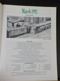 Model Railroading 1992 March Santa Fe Raton Pass N&W Revenue Cars SCL Gp38-2