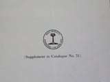 Raco Bond No. 900 Punch Division Supplement to Catalogue No. 51