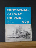 Continental Railway Journal #21 March 1975 Rheine Pacific Performance Caminhos d