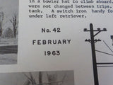 Trolley Talk #42 1963 Februray Make a Millcreek Valley model O ga from Pittman