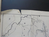 Map Reading Company System 1951 Folded fragile