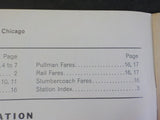 Burlington Public Timetable 1967 October 29 Burlington Route