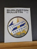 Burlington Bulletin #42: The Exposition Flyer