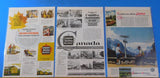 Ads Canadian National Ry Lot #9 Advertisements from Various Magazines (10)