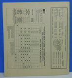 Illinois Central Gulf St Louis Missouri Division Employee Timetable #5 1981 Feb