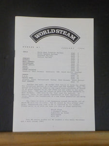 World Steam #87 January 1986 USA Hungary India Soain Turkey