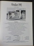 Model Railroading 1992 October Chessie SD40-2 Canadian grain hoppers ATSF 60' ex