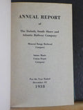 Duluth South Shore and Atlantic Railway Company Annual reports 1938-1944 HardCov