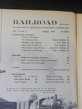Railroad Magazine 1959 August V70#5 Railroad Navy Mountain type engines PE
