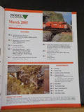 Model Railroading 2005 March Casting boulders MKT GP40 A-line Schneider 53' trai