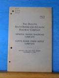 Duluth South Shore & Atlantic Railway Co Annual Report 1923
