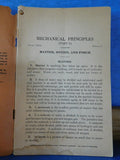 ICS Mechanical Principles #1965 A Part 1 Edition 3 1940  Damaged