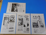 Ads Southern Pacific Railroad Lot #3 Advertisements from various magazines (10)