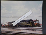 Photo Seaboard Coast Line Locomotive #1512, 1640, Frisco 846 8X10 Color