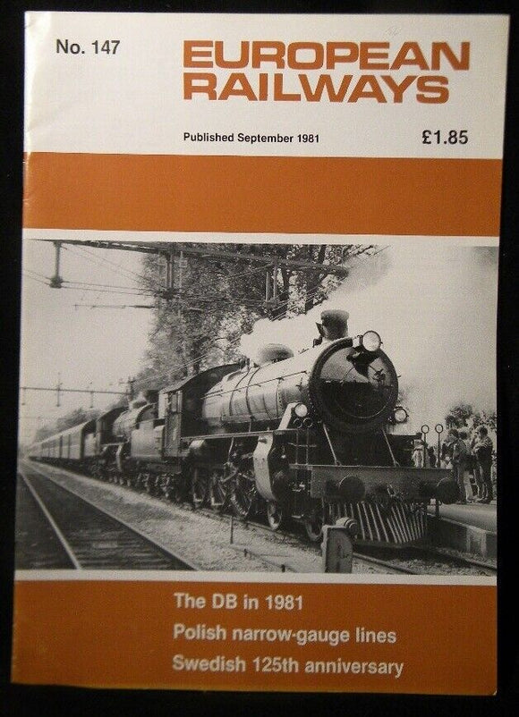 European Railways Magazine #147 1981 September DB Decin Double deck coaches