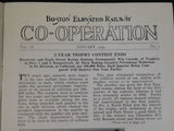 Boston Elevated Railway Co-operation 1939 January Employee Magazine